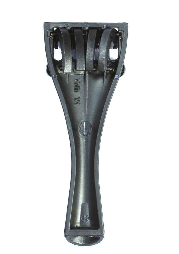 Durable violin tailpiece built in fine tuners with nylon tie