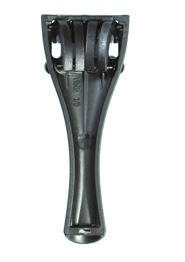 1/8 size durable violin tailpiece built in fine tuners + nylon tie