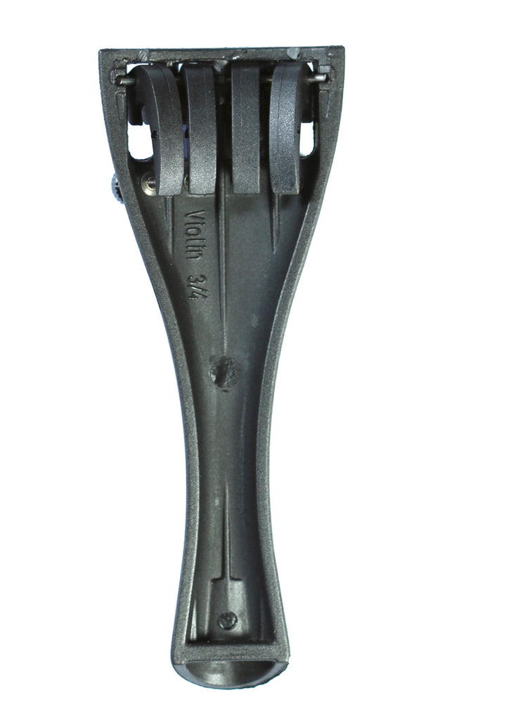 Durable violin tailpiece built in fine tuners with nylon tie
