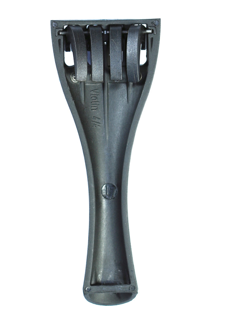 Durable violin tailpiece built in fine tuners with nylon tie