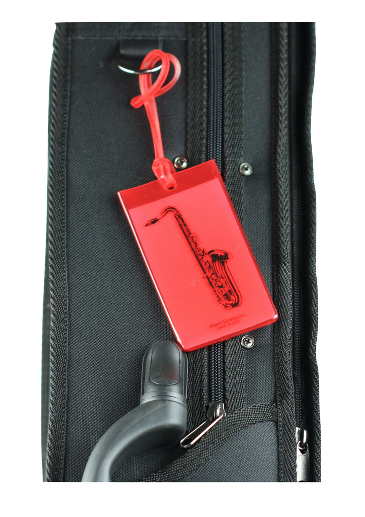 AIM Gifts Silicone Bag Tag - Saxophone
