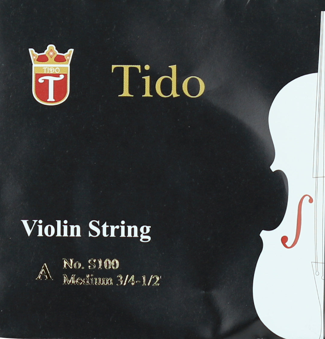 Tido brand violin string set wound with metal core