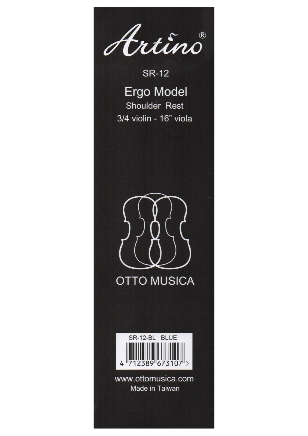 Artino Otto Musica SR-12 "Ergo" 3/4-4/4 Violin Viola Shoulder Rest