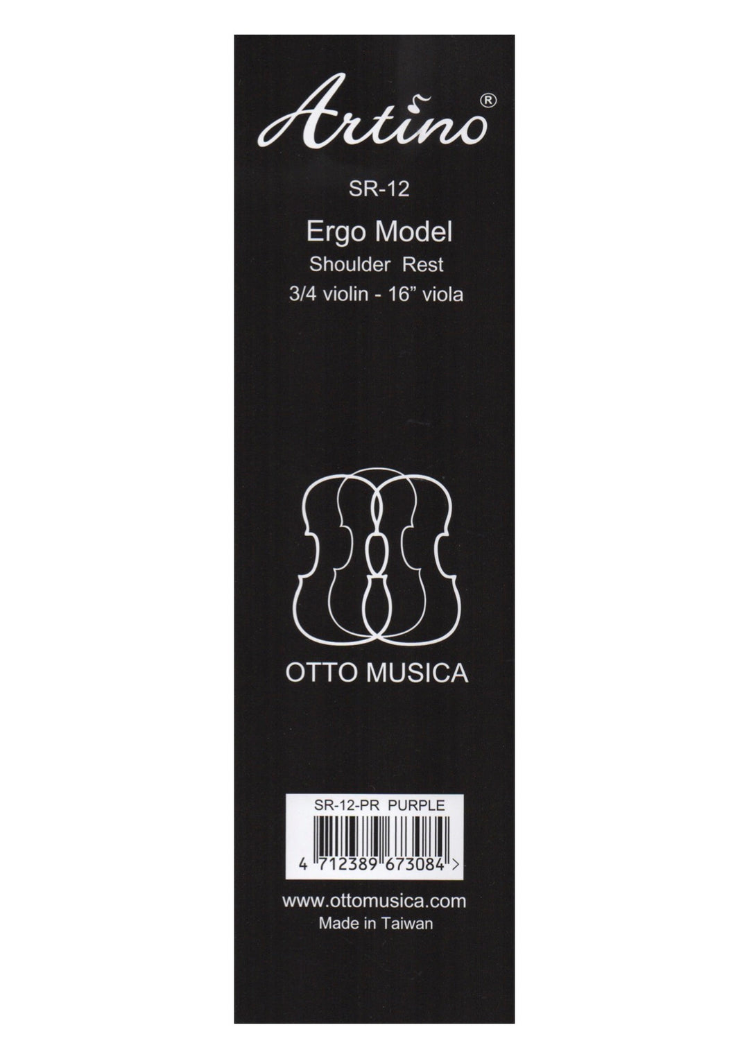 Artino Otto Musica SR-12 "Ergo" 3/4-4/4 Violin Viola Shoulder Rest