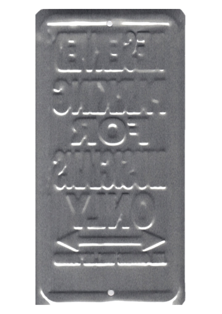 Novelty “Reserved Parking for Musicians Only” Metal Street Sign Plaque