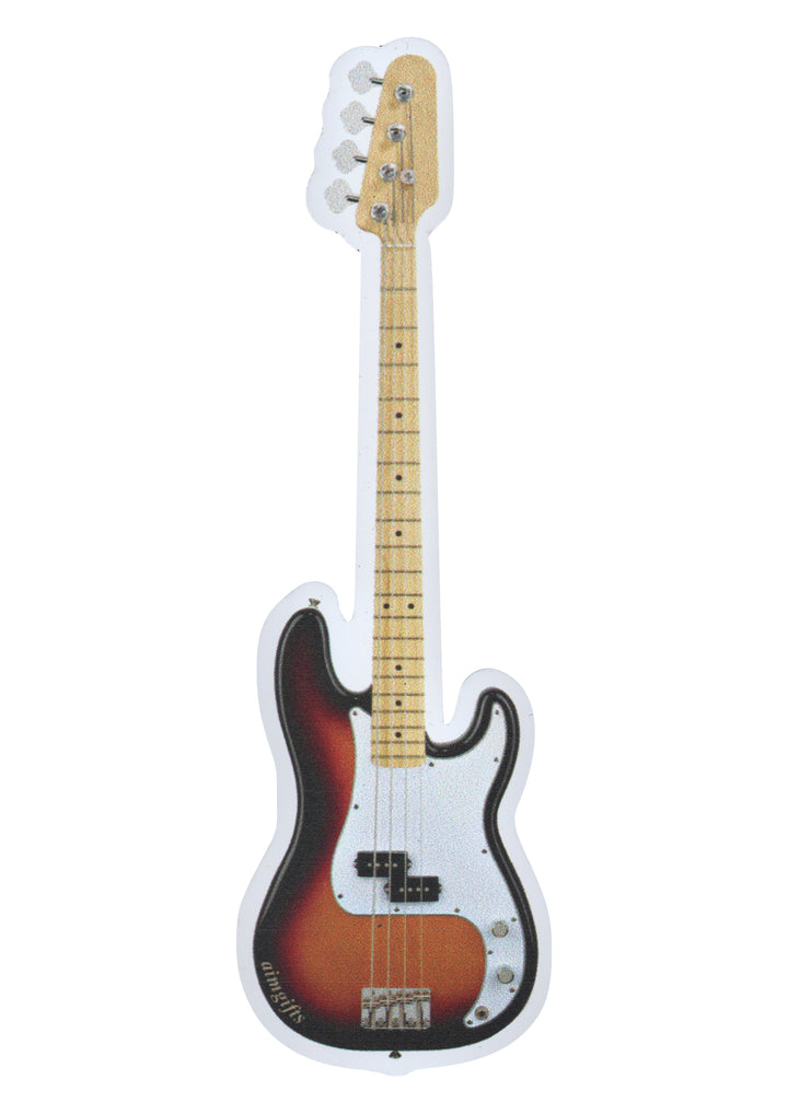 AIM gifts brand music bass guitar die cut fridge magnet