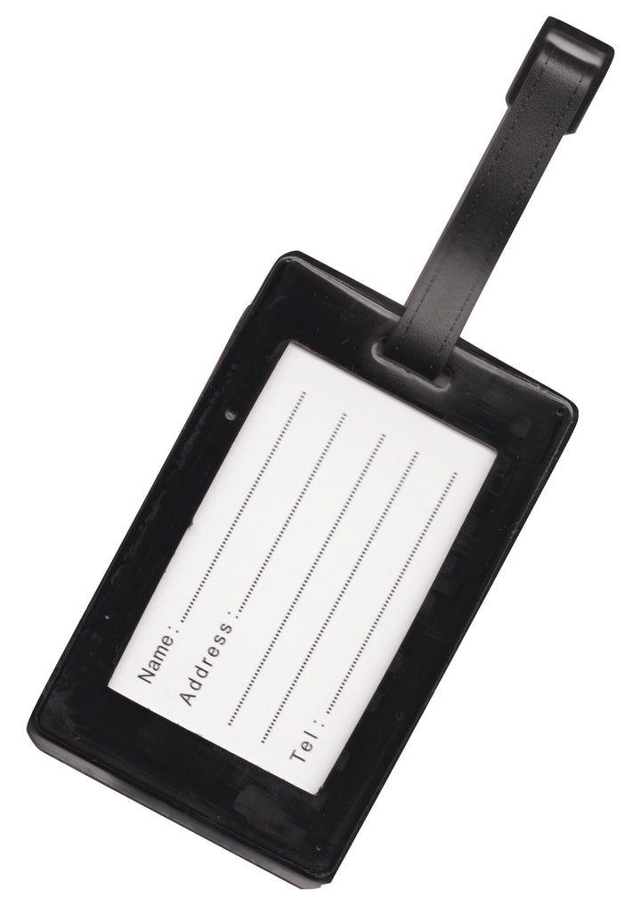 Black keyboard &amp; music symbols design bag instrument case luggage tag