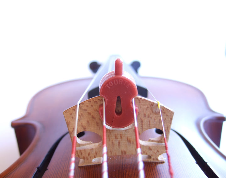 Original tourte single hole rubber violin viola mute 3/4 - 4/4 size