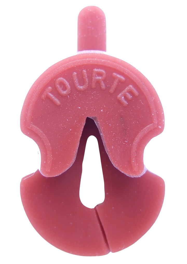 Original tourte single hole rubber violin viola mute 3/4 - 4/4 size