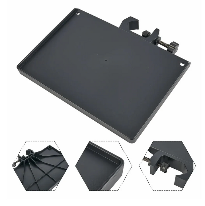 NEW Clamp on Quality Plastic Music Stand Accessories Tray Raised Edges