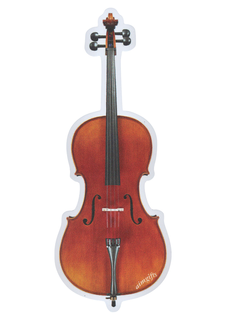 Aim gifts brand music cello violoncello die cut fridge magnet
