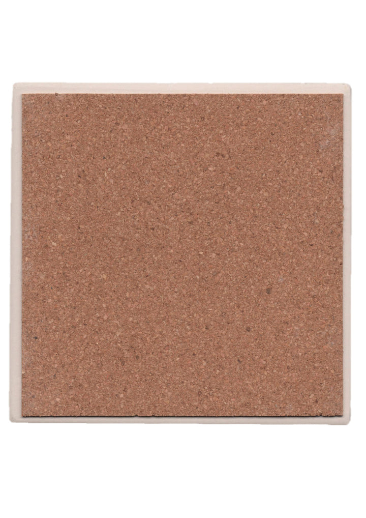 Music Themed Beethoven Composer Single Ceramic Tile Coaster Cork Non Slip Base