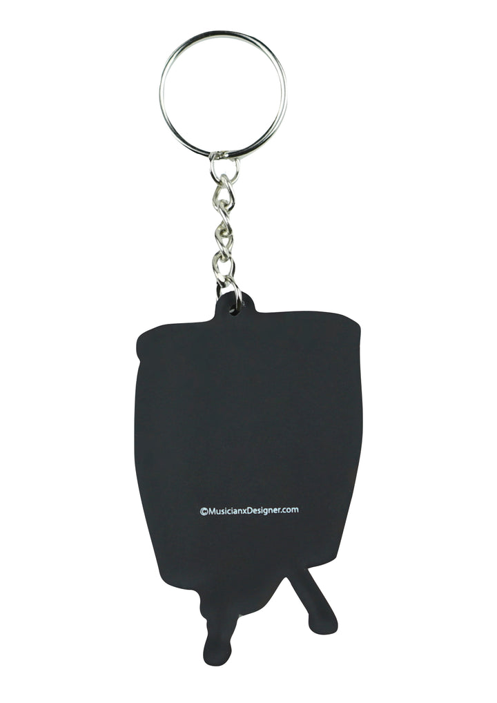 MD Brand detailed green conga keyring made of quality materials