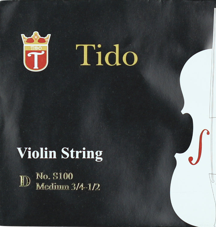 Tido brand violin string set wound with metal core