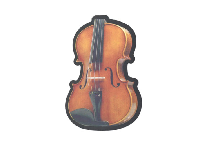 Die Cut Violin Computer Mouse Pad Fabric Top &amp; Rubber Base