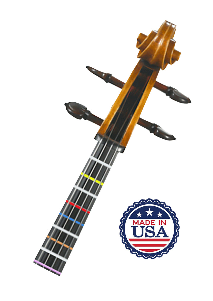 Don’t Fret self-adhering vinyl fingerboard fingering marker 1/4 violin