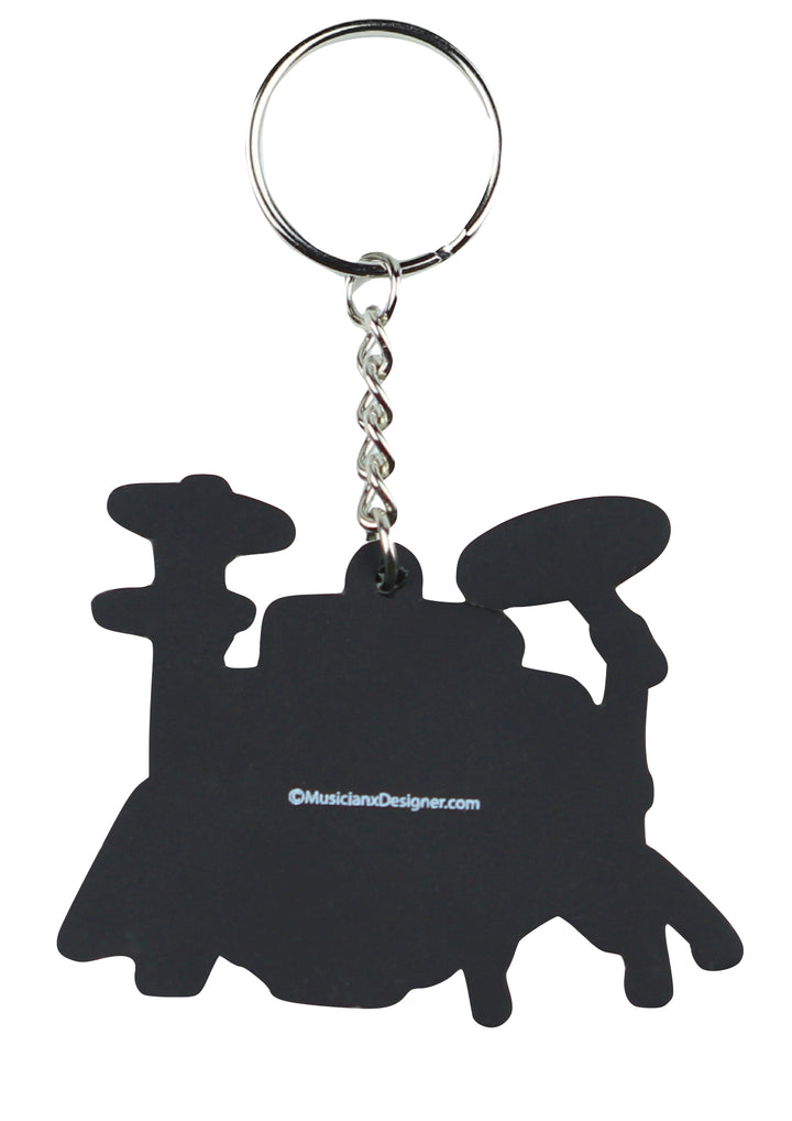 MD brand green drum kit keyring detailed made of quality materials