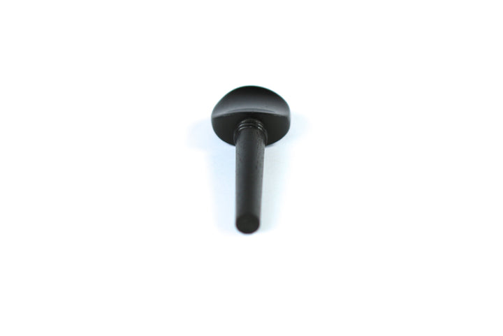 Set of 4 ebony violin tuning pegs with brass diamond capping 1/2 size