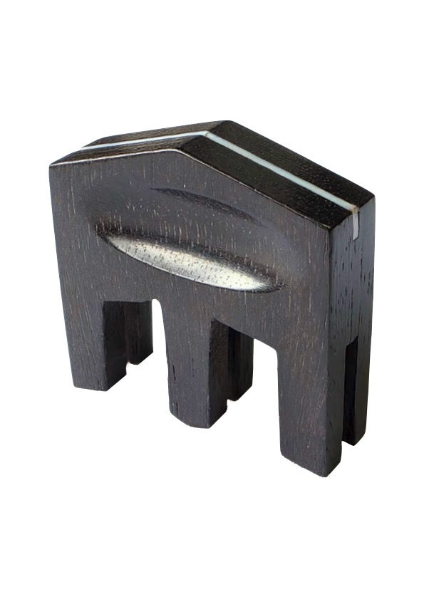 HILL MODEL Ebony Violin Mute Mother of Pearl Inlay – 4/4 &amp; 3/4 Violin