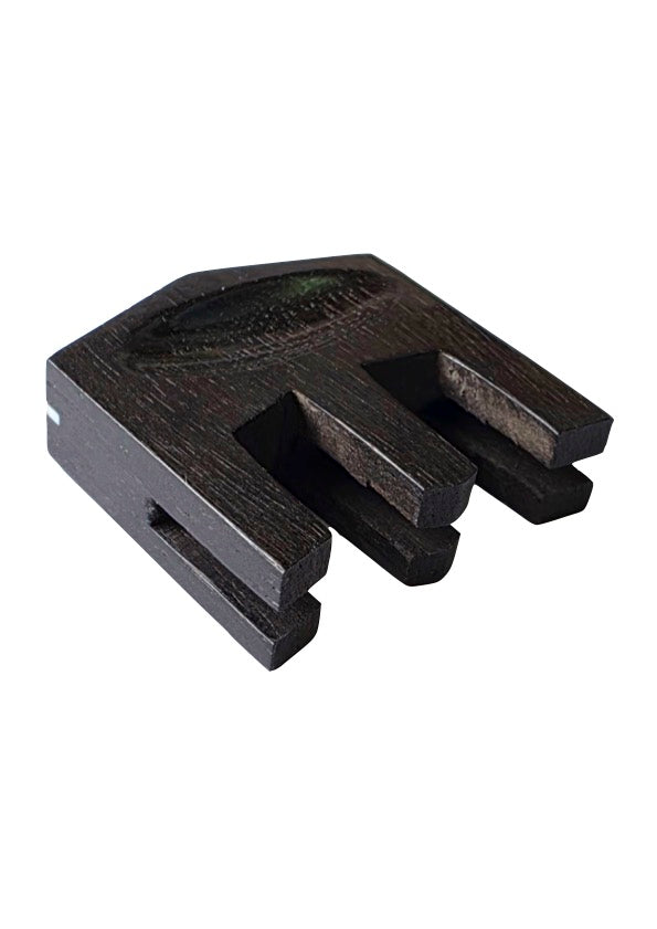 HILL MODEL Ebony Violin Mute Mother of Pearl Inlay – 4/4 &amp; 3/4 Violin