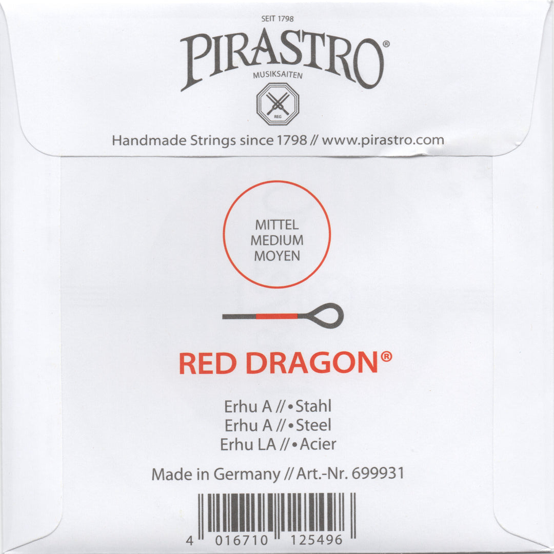 Pirastro Red Dragon Erhu String Set clear bright powerful sound Made in Germany