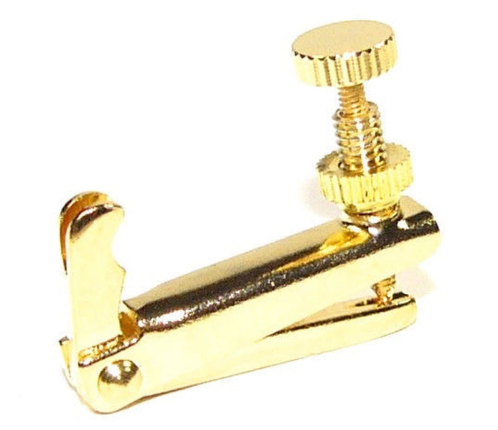 Single gold violin fine tuner adjuster
