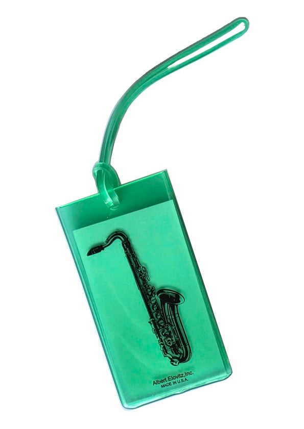 AIM Gifts Silicone Bag Tag - Saxophone