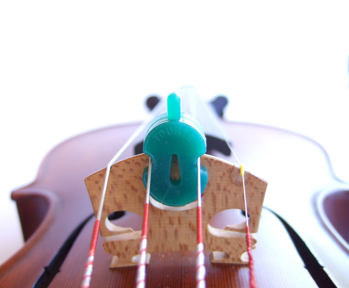 Original tourte single hole rubber violin viola mute 3/4 - 4/4 size