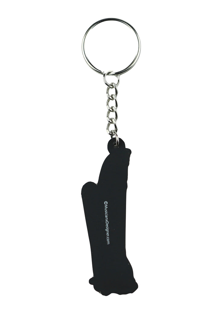 MD brand detailed music harp keyring made of quality materials