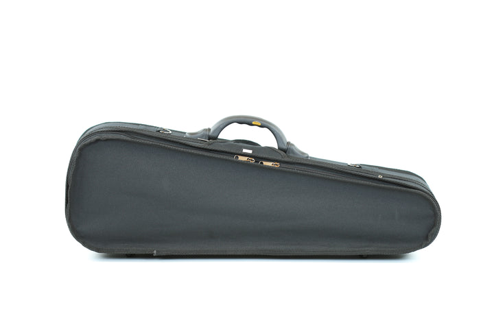 Black cordura dart shaped 13" viola case light weight many features