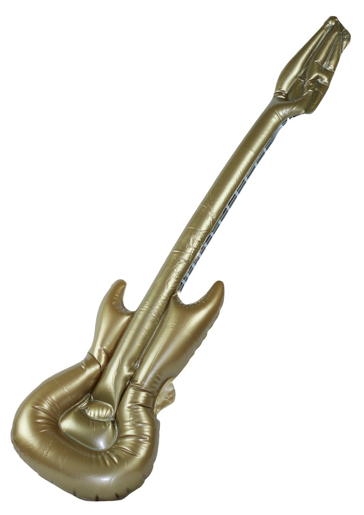 Inflatable novelty musical 40” rock electric guitar