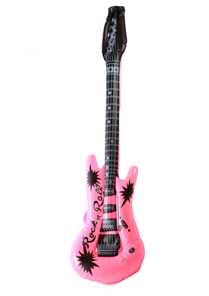 Inflatable novelty musical 40” rock electric guitar