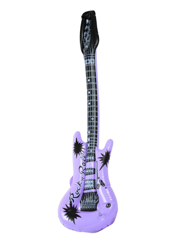 Inflatable novelty musical 40” rock electric guitar