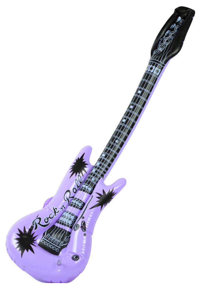 Inflatable novelty musical 40” rock electric guitar