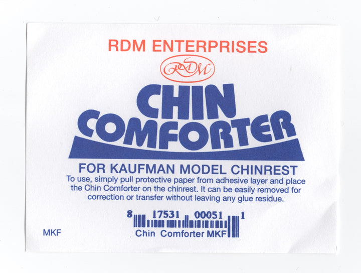 RDM Enterprises violin chinrest Chin Comforter Kaufman model