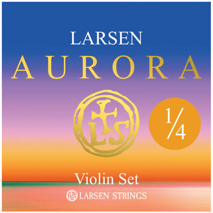 Larsen Aurora violin string set MEDIUM 1/4 Made in Denmark