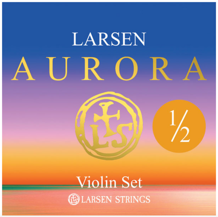 Larsen Aurora violin string set MEDIUM 1/2 Made in Denmark