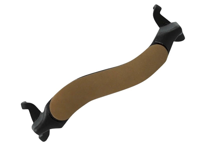 Mach One MC Violin Shoulder Rest - Brown, Leather Surface (1/4-1/2)