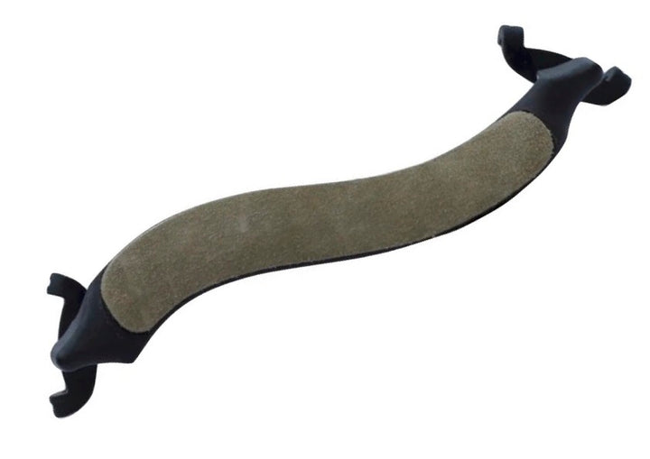 Mach One MB Violin Shoulder Rest - Brown, Leather Surface (3/4-4/4)
