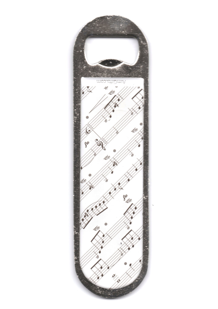 AIM Gifts Brand Music notes design Bottle Opener