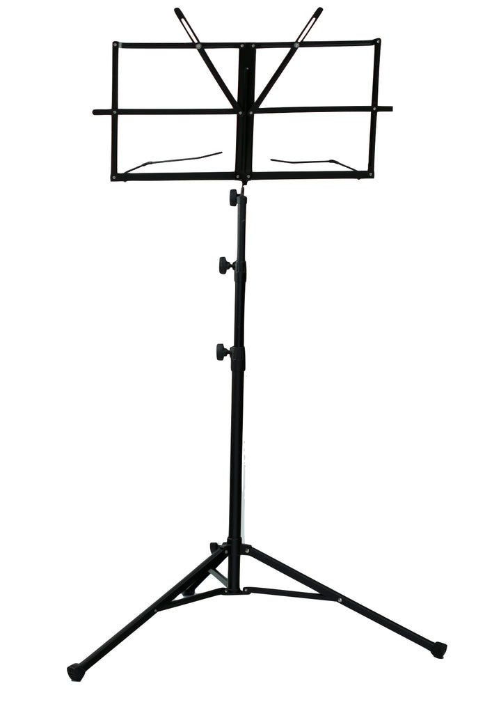 Quality height adjustable music stand with free carry bag