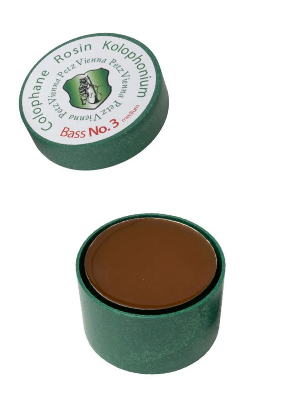 PETZ Medium Bass Rosin No.3 for Balanced Performance