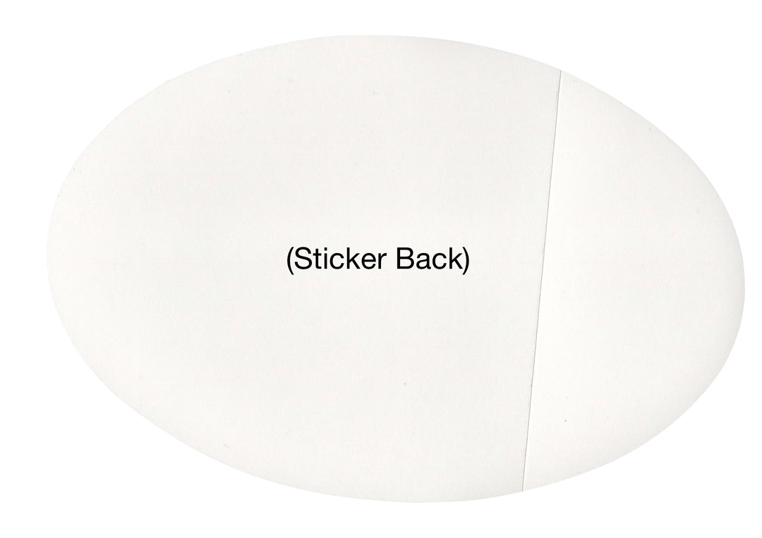 AIM Gifts Oval Bumper Sticker CLARINET