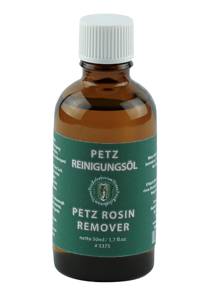 Petz violin viola cello &amp; double bass rosin remover 50ml Made in Austria