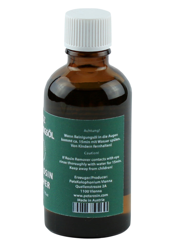 Petz violin viola cello &amp; double bass rosin remover 50ml Made in Austria