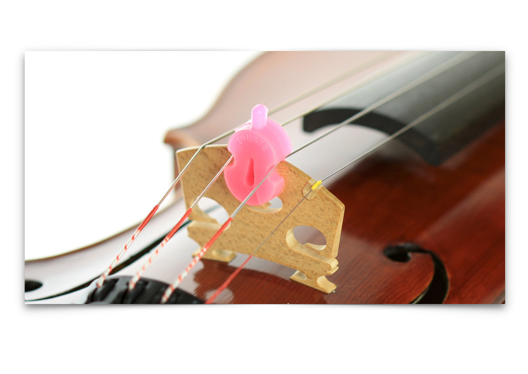 Original tourte single hole rubber violin viola mute 3/4 - 4/4 size