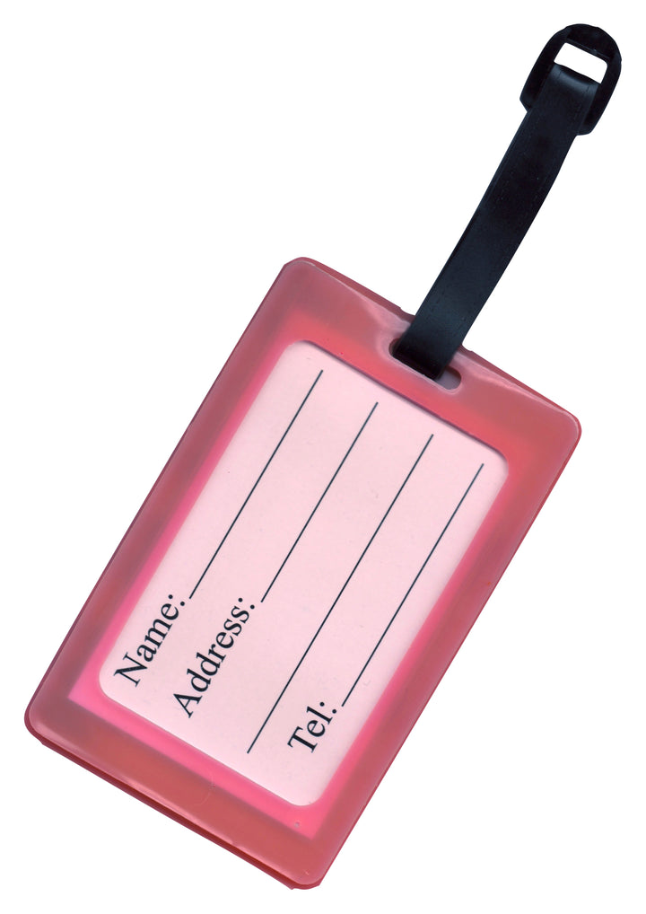 Pink keyboard &amp; music symbols design bag instrument case luggage tag