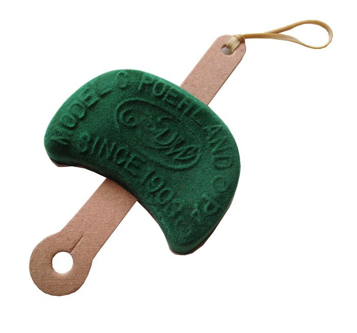 Poehland Model C Kidney Shaped Green Velour Violin Shoulder Pad 3/4 - 4/4 Size
