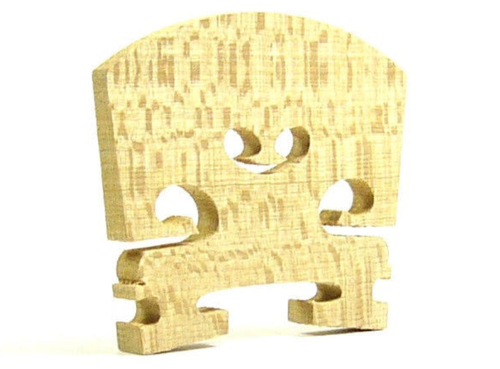 Premium grade violin bridge made from selected aged maple 1/2 size