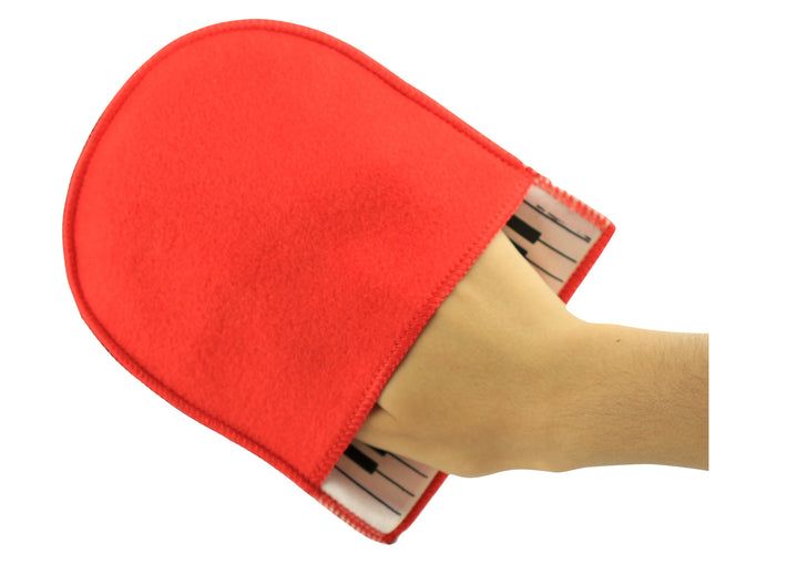 Super soft cotton piano cleaning polishing mitten cloth